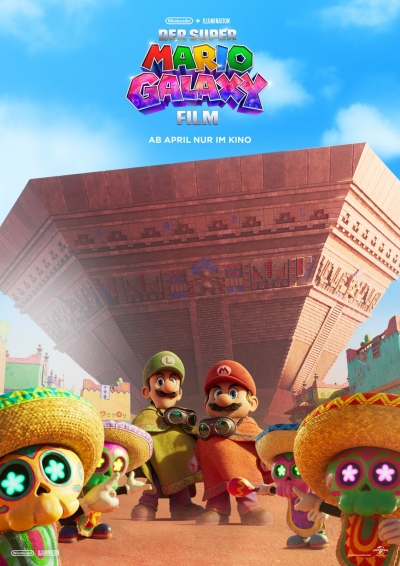 Filmplakat Der Super Mario Galaxy Film 